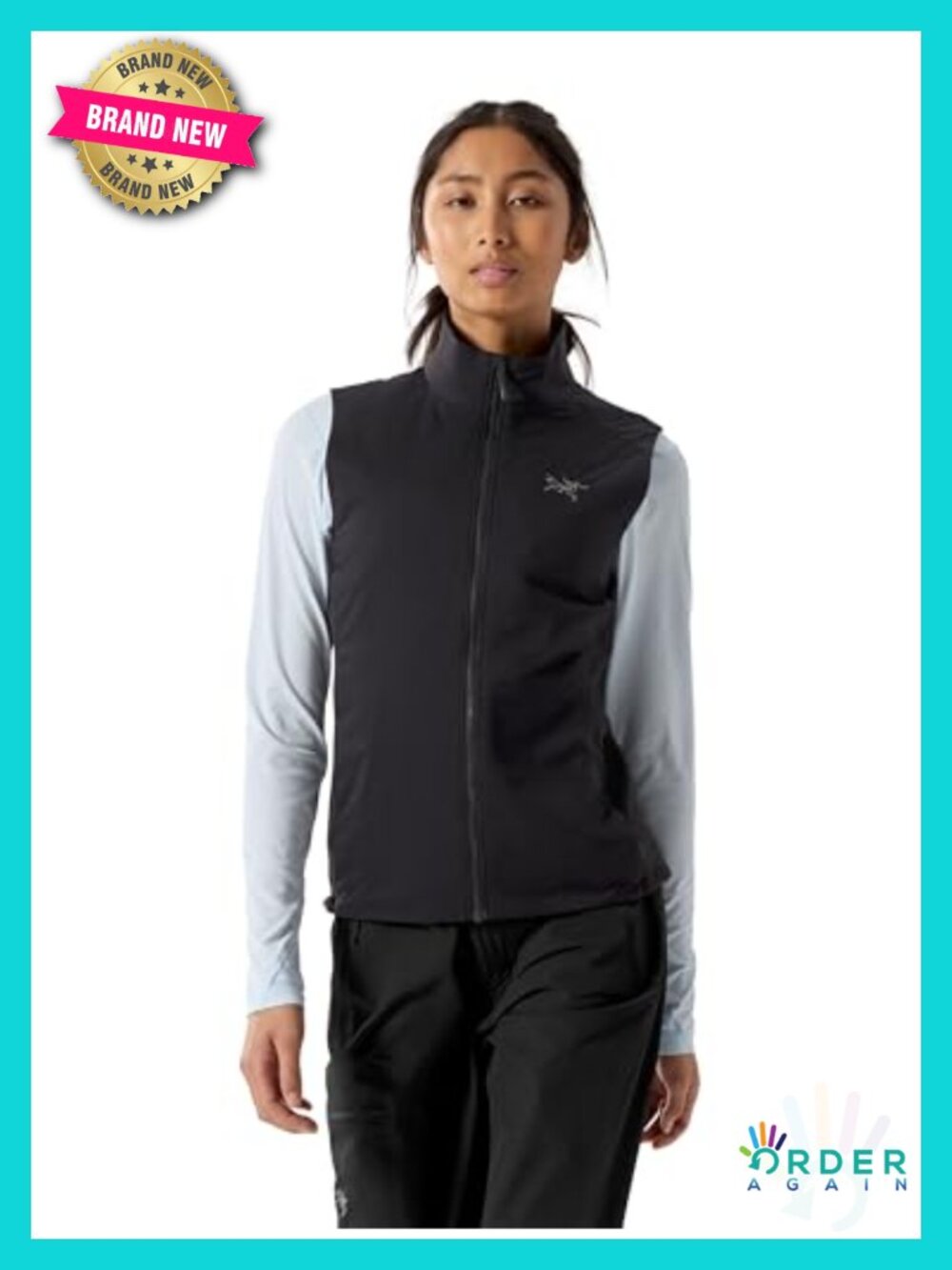 Lightweight Synthetically Insulated Outdoor Vest for Women - Hiking Vest